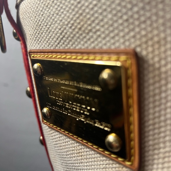 LOUIS VUITTON VINTAGE LTD EDITION ANTIGUA CABAS MM CANVAS TOTE Authentic Pre❤️d - Picture 3 of 15